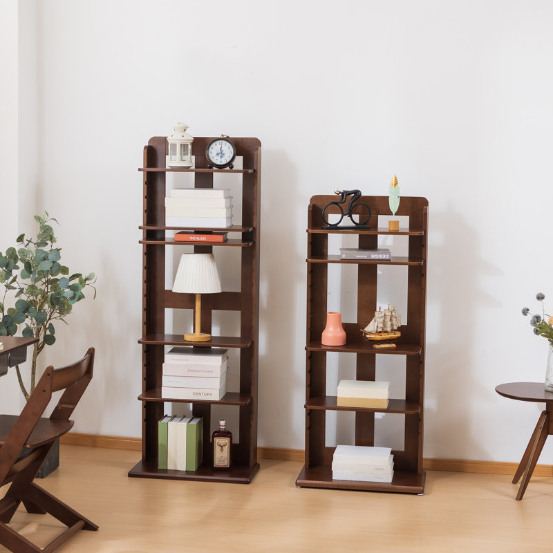 Swetha Bookshelf Storage Display Rack Bookcase Adjustable Shelf, (4 Shelves) 49.8" H x 21.9" W x 11.4" D