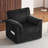 33" Swivel Barrel Chair, Upholstered Armchair With Side Pockets-1235615187