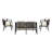 Durable and Comfortable Outdoor Seating Set,Suitable for Patios, Lawns, and Poolsides-770036831-770036827