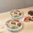 Fruit Tray Rotating Snackle Box Container With Lid  For Picnic 2 Pcs