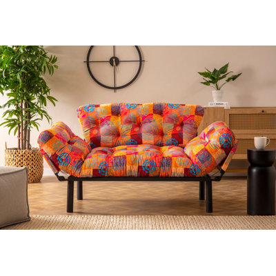 61'' Upholstered Convertible Sofa