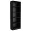Bibliothèque de salon noire 3 pièces - Étagère polyvalente avec une solution de rangement élégante de 3 po