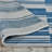 Cieran 5X8 Indoor Outdoor Handwoven Stripe Blue Area Rug-38590936
