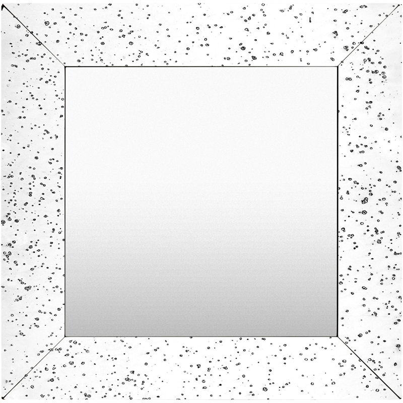 Mirror Flat Wall Mirror, 18" x 18"