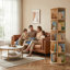 5 Tier Rotating Bookshelf, Tall Round Floor Standing Bookcase with 360° Spinning Design