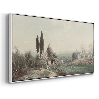Paysage, série D XXXVII, toile tendue avec châssis, prête à être accrochée