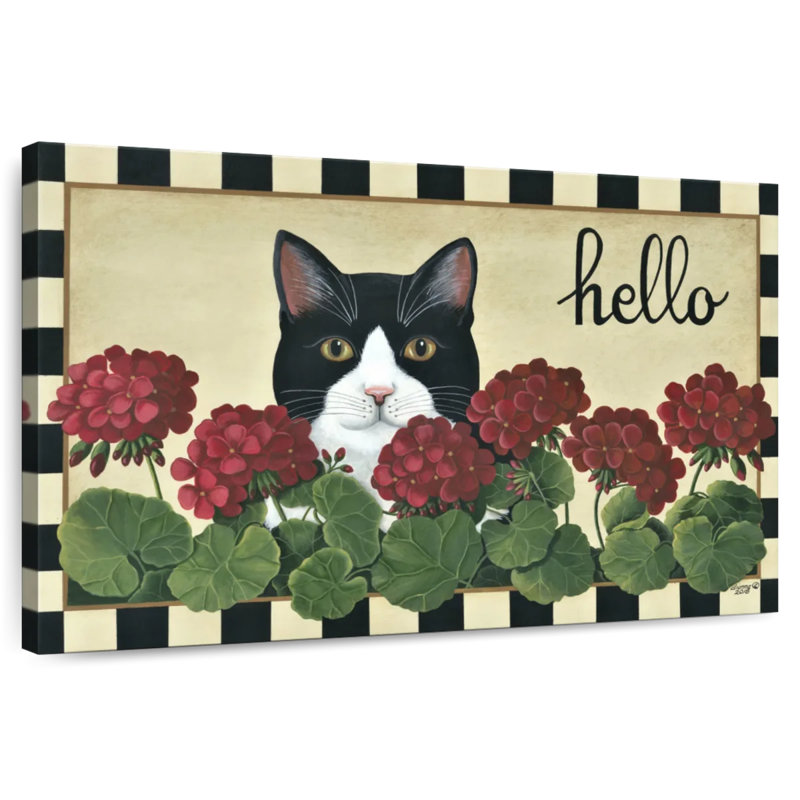 Brampt Cat Hello, H 16 po x l 24 po