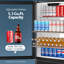 Coolski 23.6'' W 180 Cans (12 oz.) 5.3 Cubic Feet Outdoor Rated Beverage Cooler with Glass Door