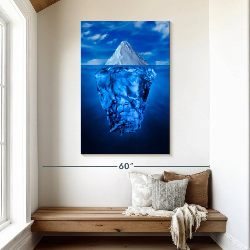Alvord Iceberg Water Line, 48" H x 32" W