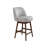 Sadie Solid Wood Upholstered Counter Height Or Bar Height Swivel Barstool With Fabric Seat - Set Of 4-112792384-112792381-112792385