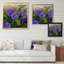 Bouquet de tulipes mauves - décoration murale traditionnelle sur toile-1435321009-1435321010