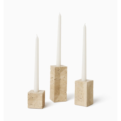 Travertino Candlestick