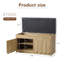 Upholstered Shoe Storage Bench-87804738