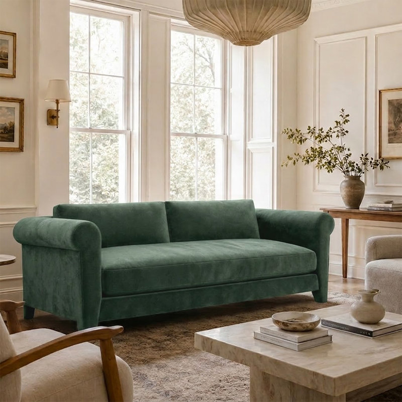 Carley Summers X River & Bord: The Max Sofa, Cane Silver Sage