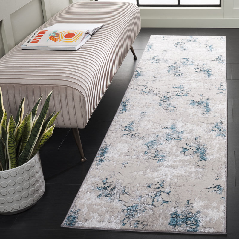 Boarisch Performance Abstract Rug, Runner 2'2" x 8'