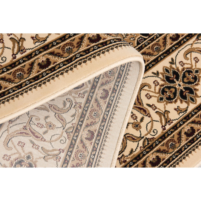 Tapis crème Valerie, Rond 5 pi