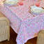 Beatrice Round Tablecloth - Pink And Green-2144073575
