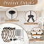 Lustre de style rustique en bois sur roulettes à 2 niveaux 47 "à 32 lumières rustiques en bois pour lustre-1058209223-1058209220