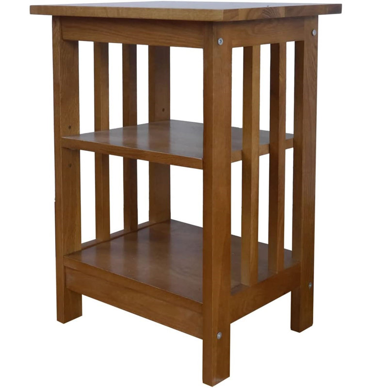 Whittington Solid Wood End Table, Walnut