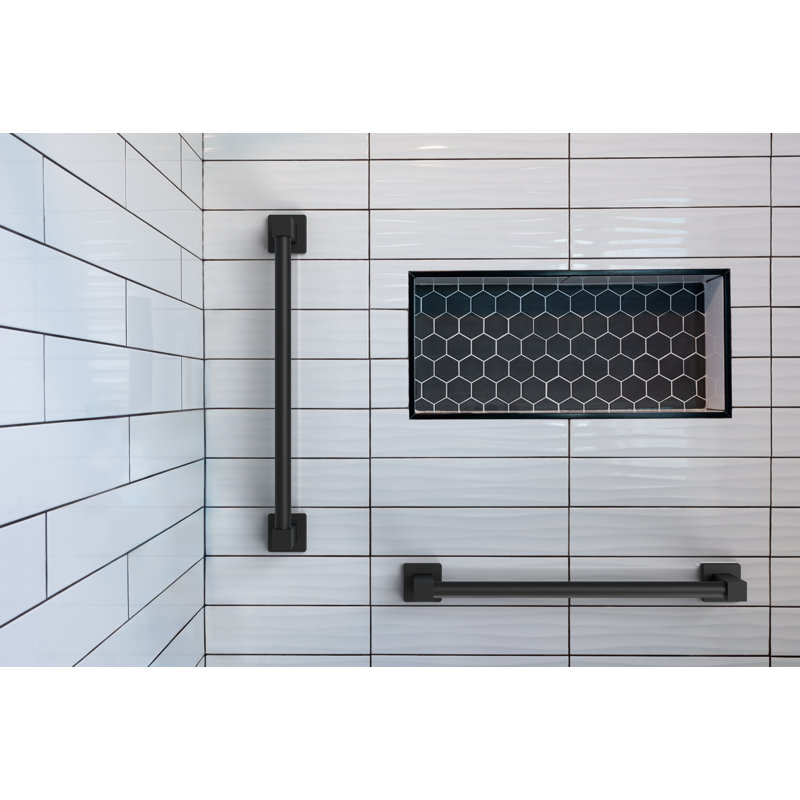 Barre d'appui 24, Noir mat