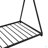 Metal House Platform Bed With Triangle Structure-1371516322