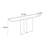 Modern simple rectangle console table-1040577041