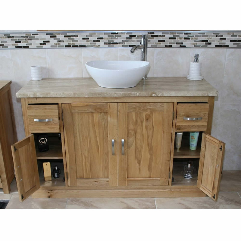 Deegan 1230mm Single Bathroom Vanity with Vessel Ceramic Basin