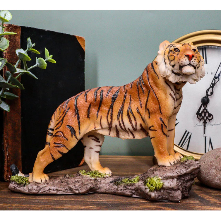 Bengal Tiger Sitting 3D Printed Miniature Figurine 