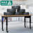Manufactured Wood Top Height-Adjustable Workbench with Wheels-2035465143
