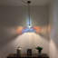 Mini ampoules DEL suspendues en verre coloré Tiffany incluses: l 8 po x P 8 po x H 60 po-362997328