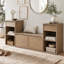 Banc de rangement tout-en-un avec coussin, compartiments, tiroirs et tablettes ouvertes, banc de rangement-131213398