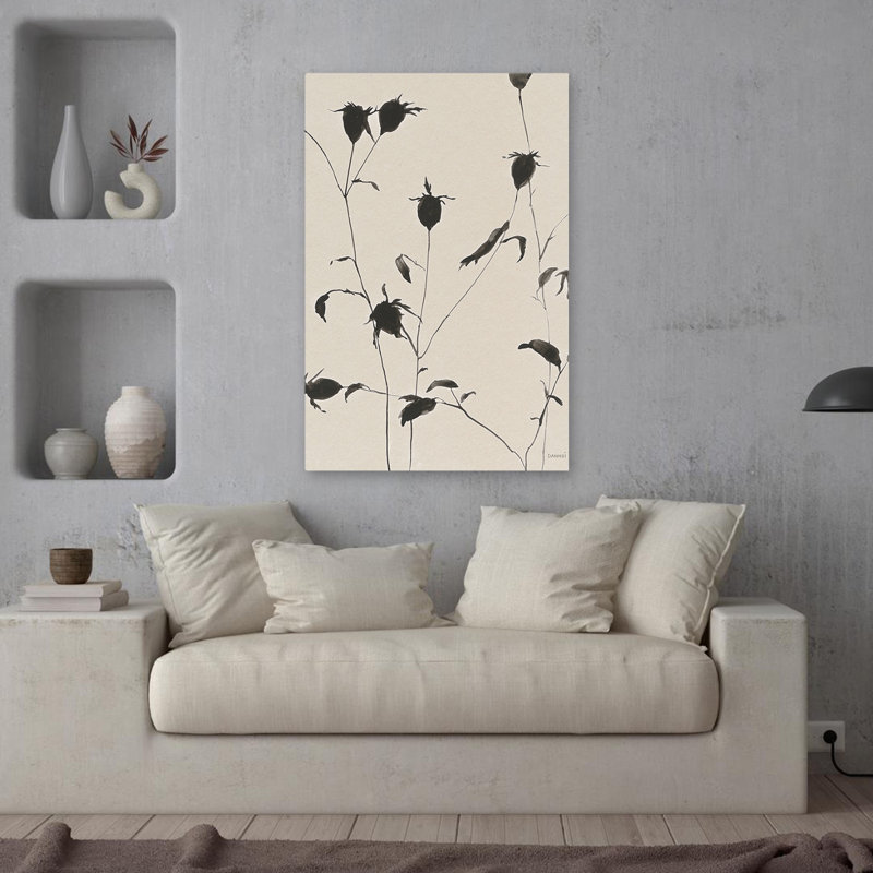 Ombres botaniques contemporaines et bohémiennes II, H 36 po x l 24 po