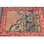 Tapis Oushak rétro en laine de petite taille pour salle de bain - Accent orange turc antique