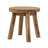 Round Side Table, Solid Wood