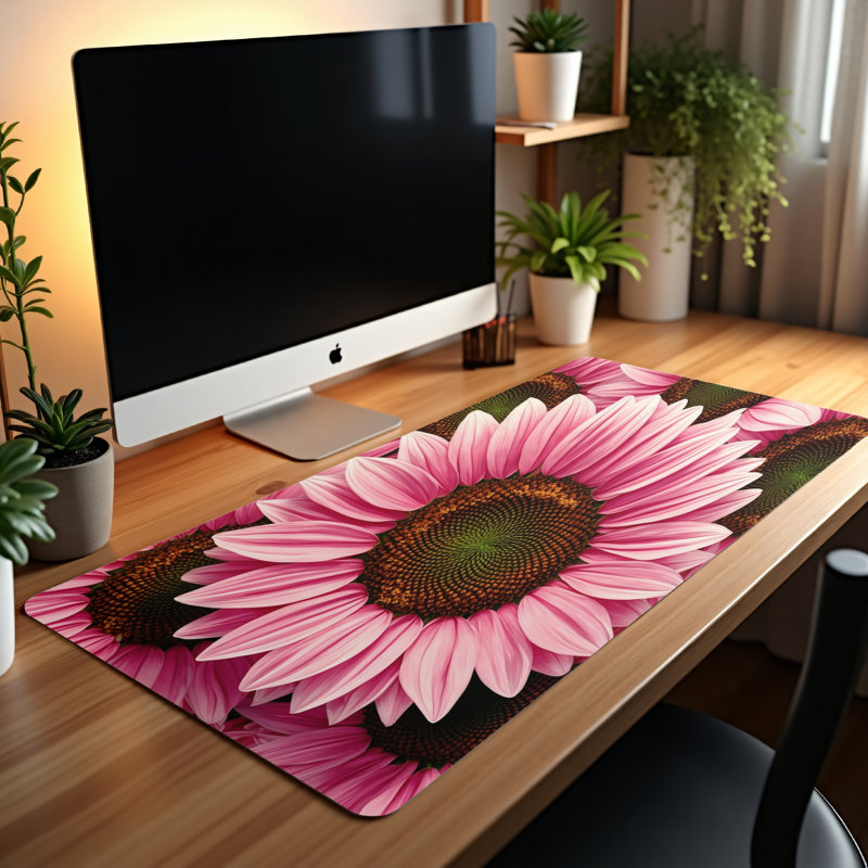 Polyester Desk Pad, 14.4x12.1