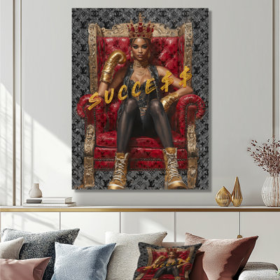 Queen of Success - Boss Woman, art mural