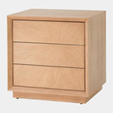 Burst 3 - Drawer Solid Wood Nightstand