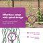 Spiral Plant Support Green Steel Tall Durable-1690949265-1690949270