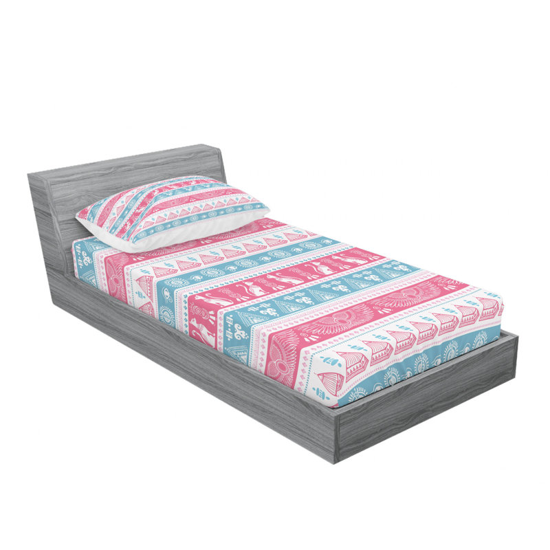 Ensemble de draps égyptien, Ensemble de draps pour lit simple avec drap-housse