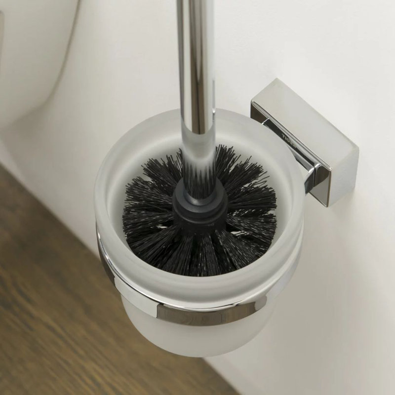 Tiger Toilet Brush and Holder Figueras Chrome
