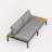 FSC1 Aspen 6 Seat Modular Set 1 Coffee table, 1x R BENCH 1 X L BENCH. I PC CORNER