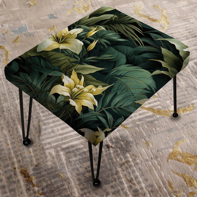 Mirage Elegance II motif tropical - Repose-pieds rectangulaire tropical