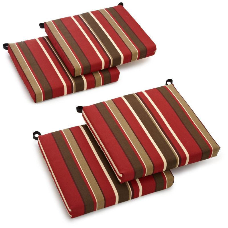 Coussin de chaise adirondack intérieur/extérieur sangria