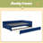 Upholstered Daybed With Trundle,Sturdy Wooden Bed Frame, Modern Diamond Grid Design,For Bedroom, Guest Room-810581592