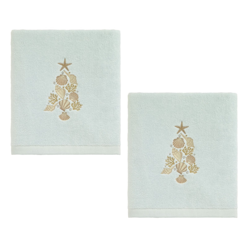 Ensemble de 2 essuie-mains Avanti Shell Tree