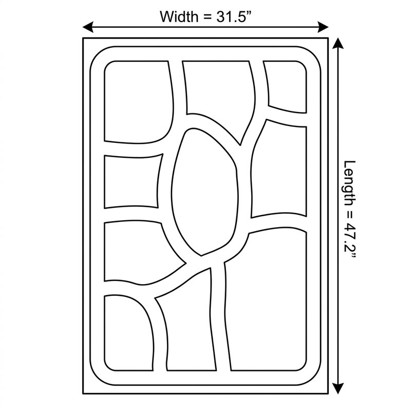 Tapis d'éveil pour enfants, motif de carte routière de la ville