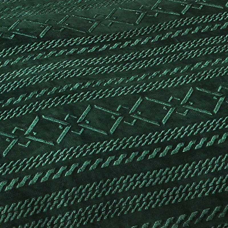 Ammersee Throw Blanket, W230 x L230cm, Dark Green
