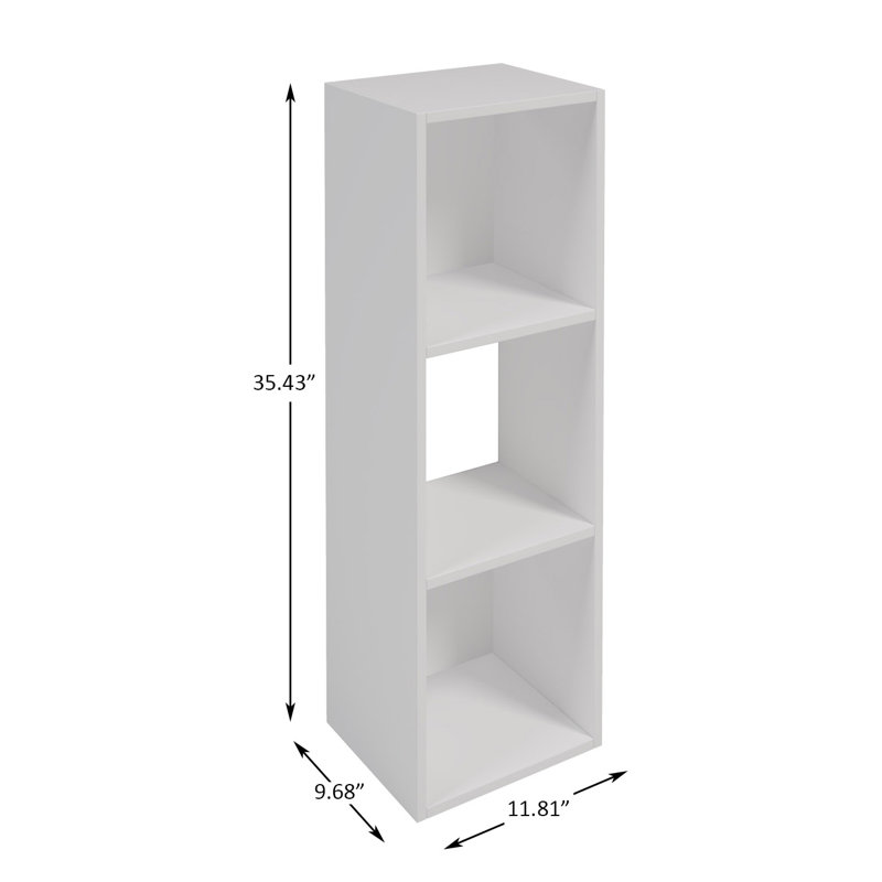 Étagère H 35,43 po x l 11,81 po x P 9,84 po, Blanc