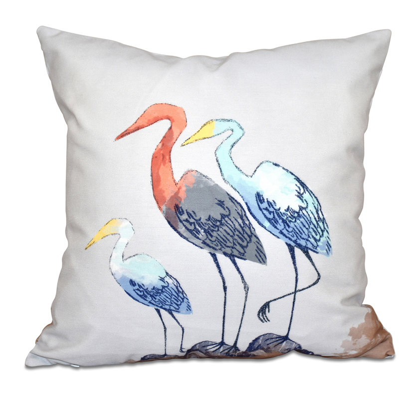 Housse de coussin et insert pour plage, Gris, H 18 po x l 18 po