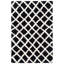 Tapis noir / blanc Alberthe-420907964